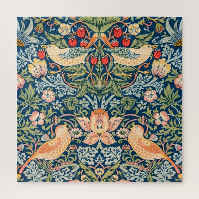 PUZZLE : WILLIAM MORRIS : STRAWBERRY THIEVES (Vertikal)