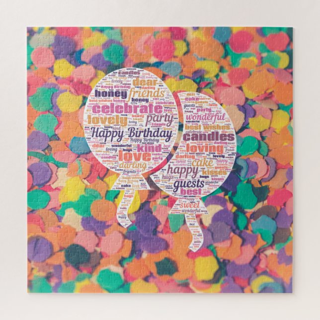 Puzzle - Word Cloud (Vertikal)