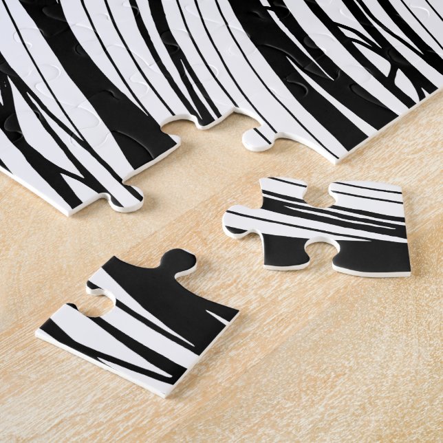 PUZZLE you can color, black & white hand-drawn art (Seite)