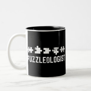 Puzzleologin Zweifarbige Tasse