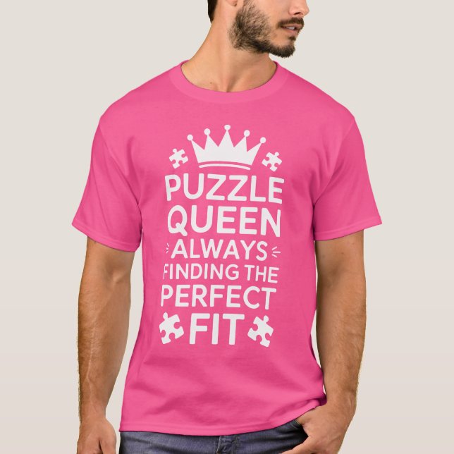 Puzzler Puzzles Funny Jigsaw Puzzle T-Shirt (Vorderseite)