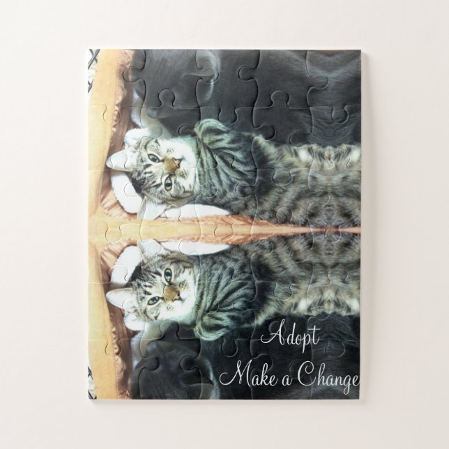 Puzzles Adopt Make a Change (Vertikal)