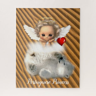 Puzzles Angel Polar Bär Portugiesische Prinzessin