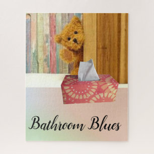Puzzles Bad Blues Teddy Bear