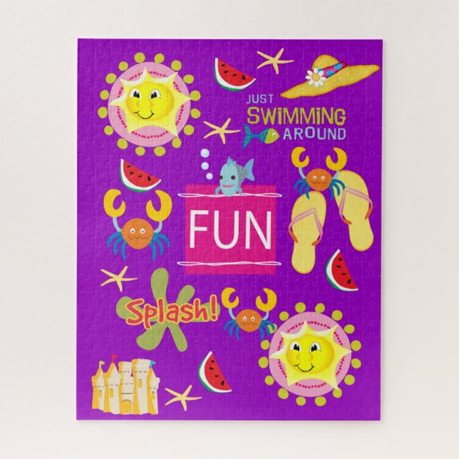 Puzzles Beach House Spaß (Vertikal)