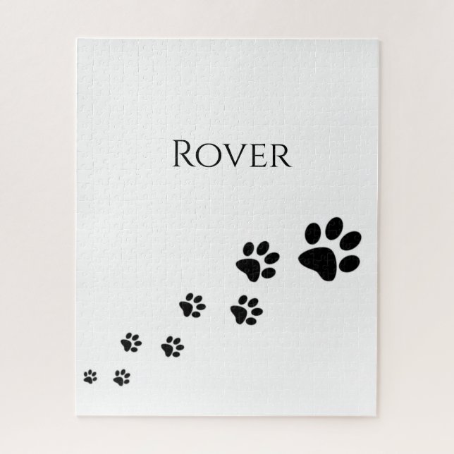 Puzzles Black Paw Prints (Vertikal)