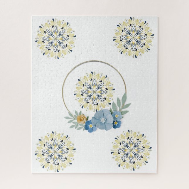 Puzzles Blue Mandala (Vertikal)