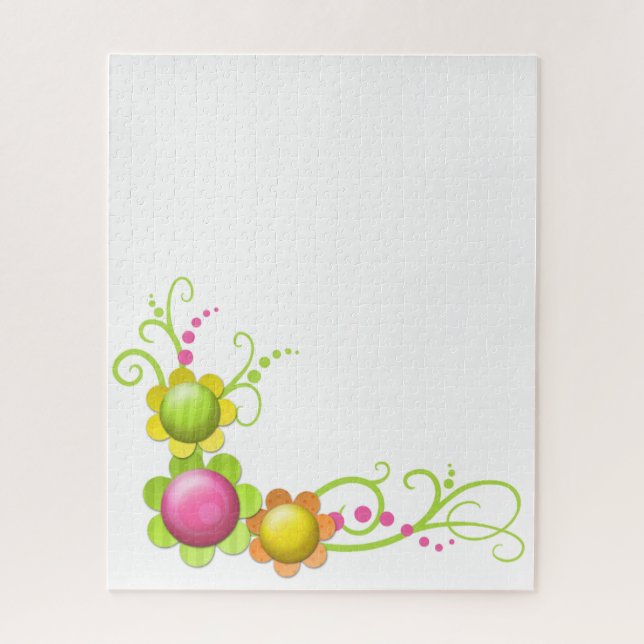 Puzzles Blume Bläschen (Vertikal)