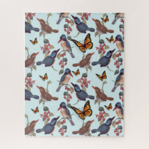 Puzzles Butterfly Birds Vintage