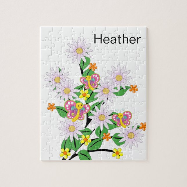 Puzzles Butterfly Floral (Vertikal)