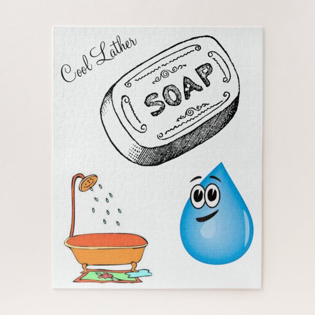 Puzzles Cooles Bad (Vertikal)