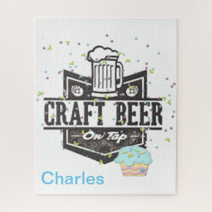 Puzzles Craft Beer Alles Gute zum Geburtstag Cupca