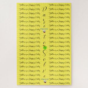 Puzzles, die den gelben Mut zum Lösen herausforder Puzzle