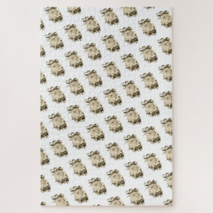 Puzzles, die die weiße Rose herausfordern Puzzle