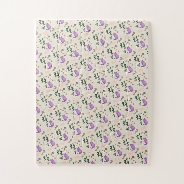 Puzzles, die Katzenfische herausfordern Puzzle (Vertikal)