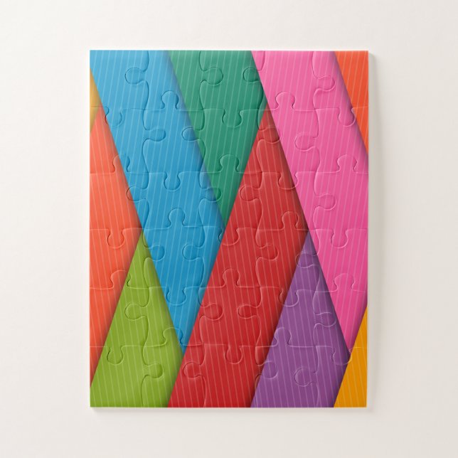 Puzzles farbenfroh (Vertikal)