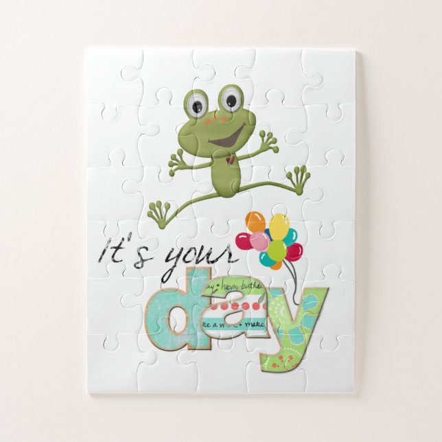 Puzzles farbenfrohes Frohes Geburtstagsfreunde (Vertikal)