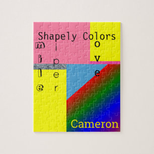 Puzzles Farbenspiel Abstrakte Formen