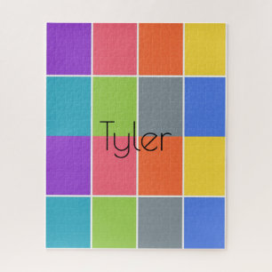 Puzzles farbige Quadrate