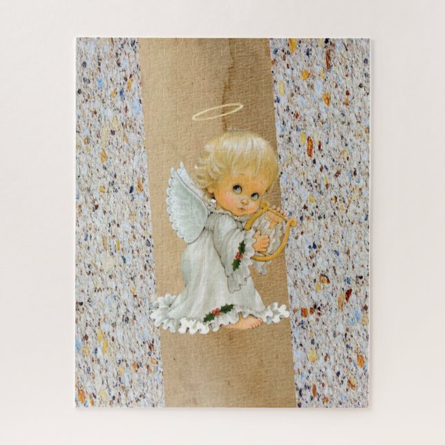 Puzzles farbiges Muster Beige Baby Angel (Vertikal)