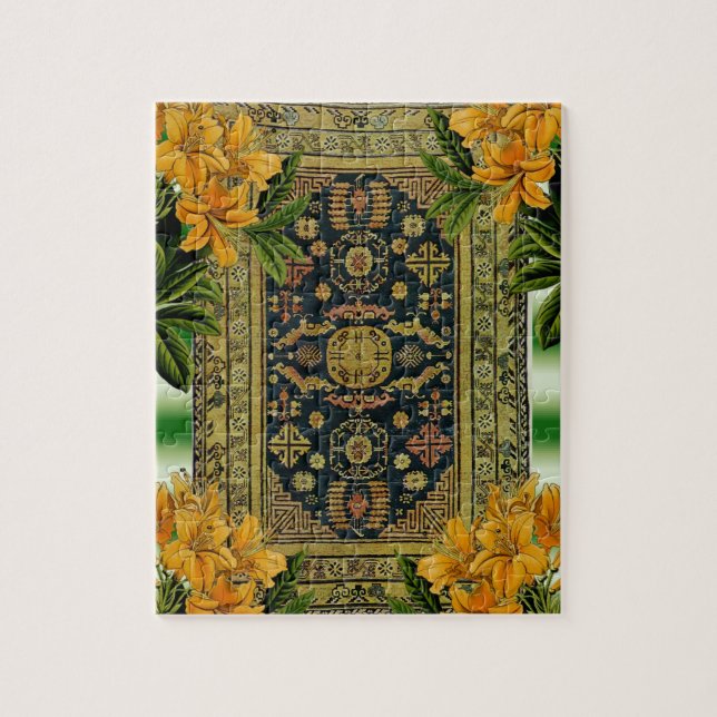 Puzzles Floral Rug (Vertikal)