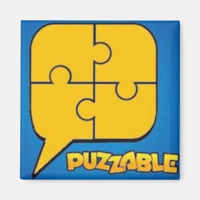 Puzzles für benutzerdefinierte Fotos mit Puzzable- Magnet (Vorne)