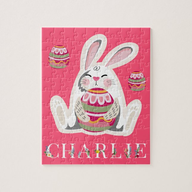 Puzzles für personalisierte Osterfaere Rose (Vertikal)