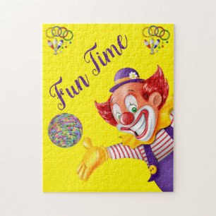 Puzzles Gelber Clown