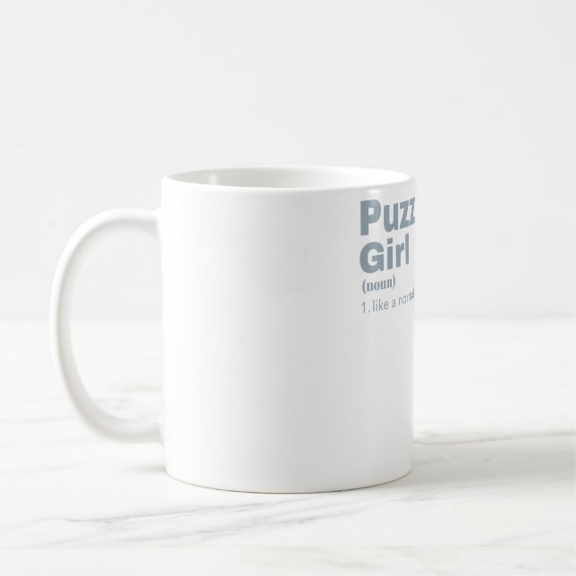 Puzzles Girl Kaffeetasse (Links)