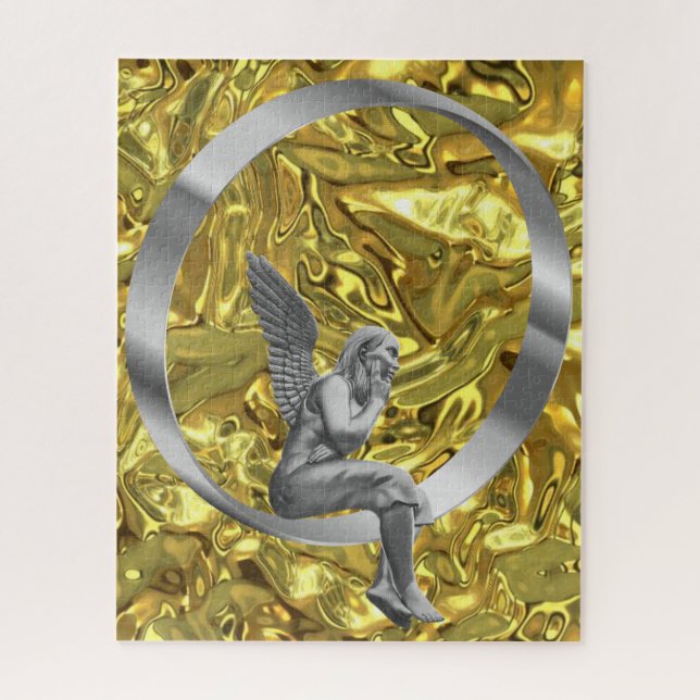 Puzzles Gold Silver Angel Circular (Vertikal)