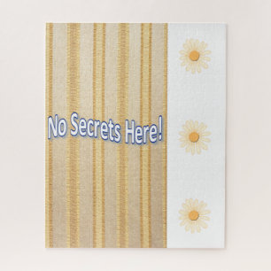 Puzzles Gold Streifen Beige Blume Blumen kein Gehe