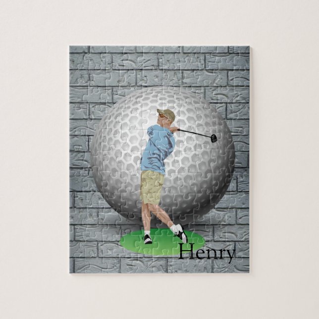 Puzzles Golfer Golfplätze (Vertikal)