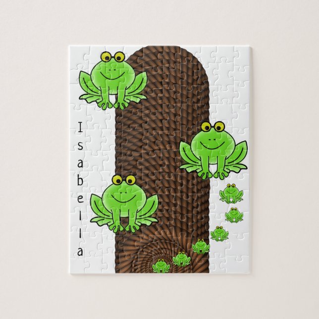 Puzzles Green Frogs Rope (Vertikal)