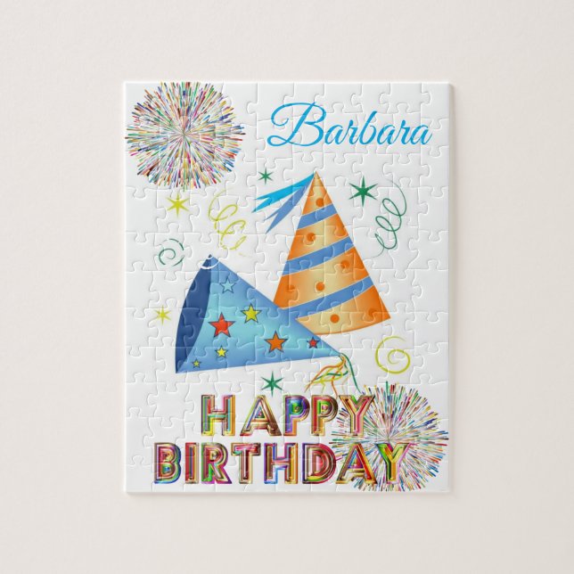 Puzzles Happy Birthday Hat (Vertikal)