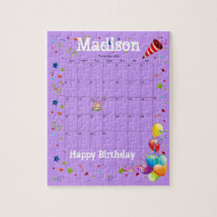 Puzzles, Happy Birthday November 2022 Jigsaw Puzzl Puzzle