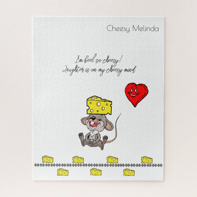 Puzzles Hearts Mice Cheesy (Vertikal)