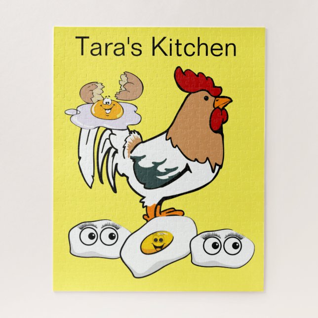 Puzzles Hühnereier (Vertikal)