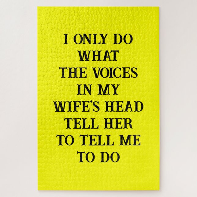 Puzzles Husband Wife's Joke (Vertikal)