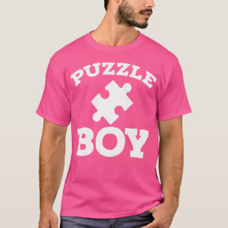 Puzzles Jigsaw-Puzzle Lustiges Puzzle Junge T-Shirt