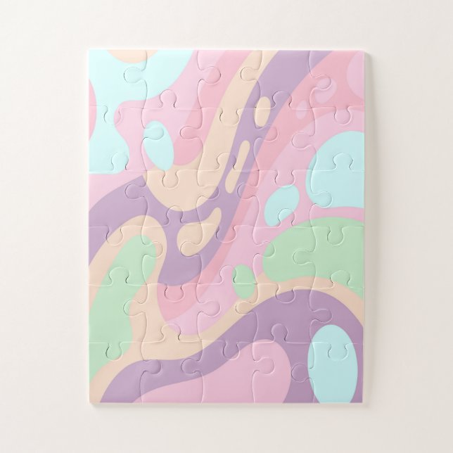 Puzzles Kinderdusche Pastell (Vertikal)