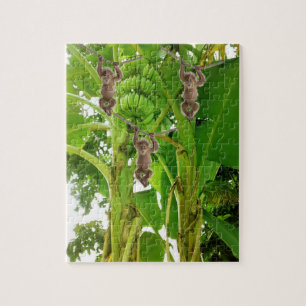 Puzzles Monkey Banana Tree