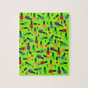 Puzzles Nail Polnisches Grünes Obst