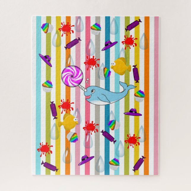 Puzzles Narwhal Stripe (Vertikal)