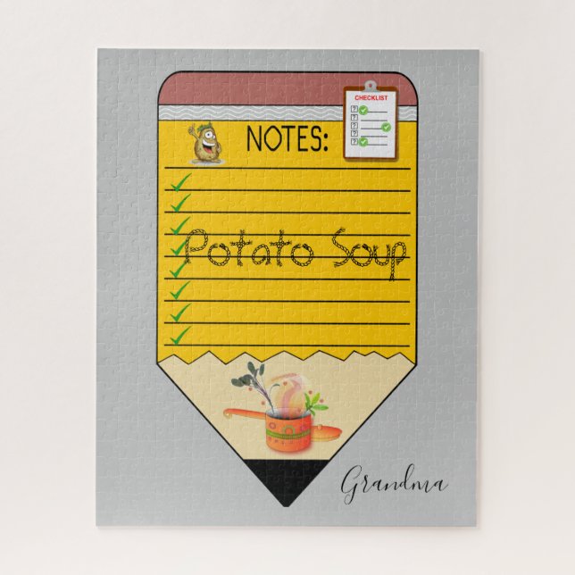 Puzzles Notes Potato Soup (Vertikal)