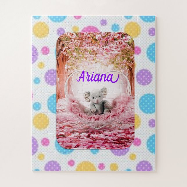 Puzzles Pink Elephant (Vertikal)