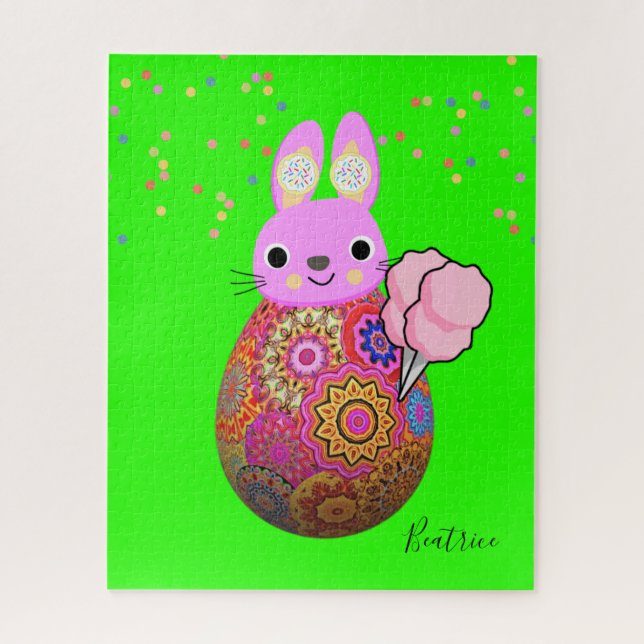 Puzzles Pink Rabbit Mandala (Vertikal)