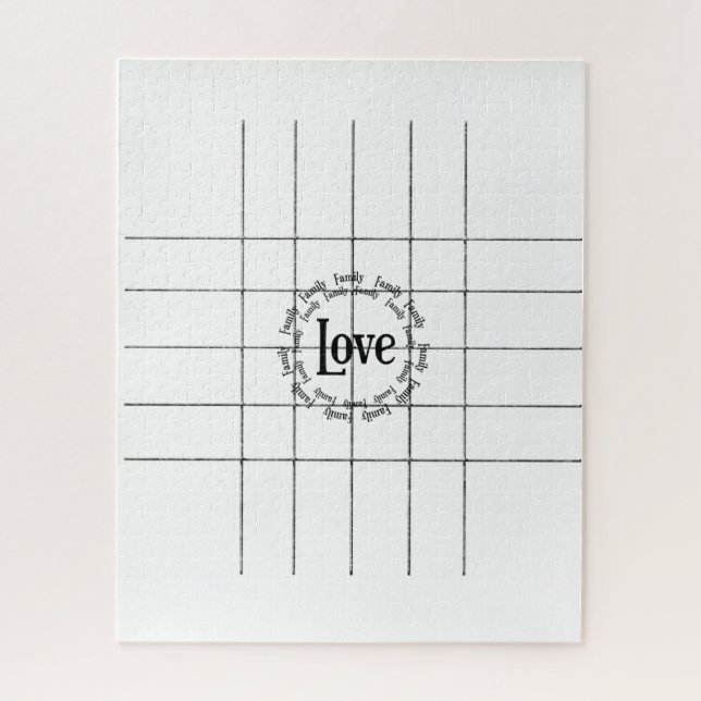 Puzzles Red White Liebe (Vertikal)