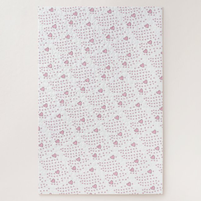 Puzzles Rosa Herzen (Vertikal)