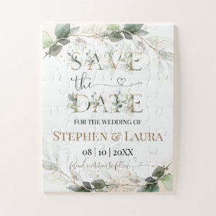 Puzzles Save the Date Card