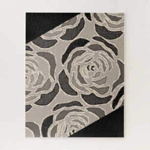 Puzzles Schwarzes Sepia Muster